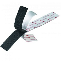 Застежка крючок-петля 3M™ Scotchmate™ SJ3571N (крючок)/ SJ3572N (петля) черный