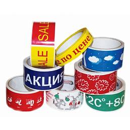 Лента упаковочная (скотч) с логотипом