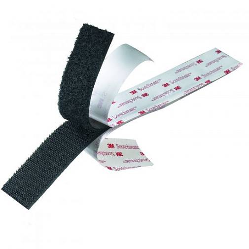 Застежка крючок-петля 3M™ Scotchmate™ SJ3571N (крючок)/ SJ3572N (петля) черный