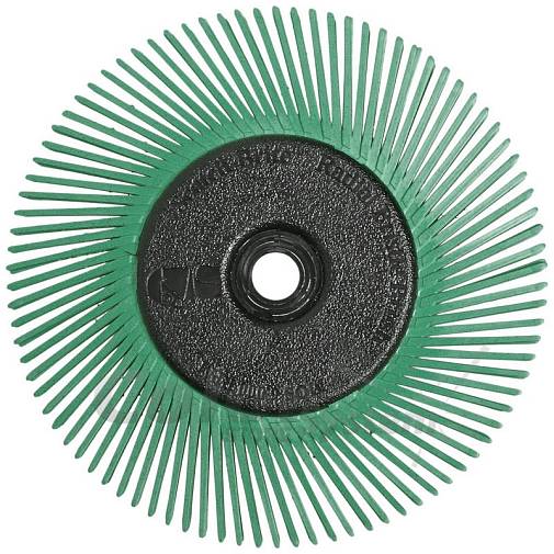 Радиальная щетка Bristle RB-ZB Зеленая P50